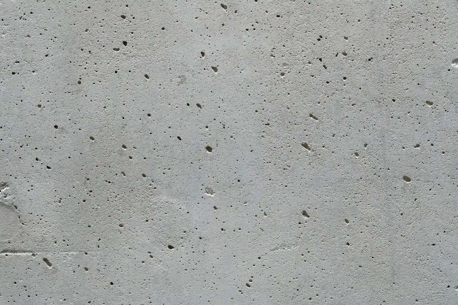 A formed concrete foundation wall